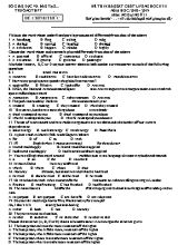Đề thi khảo sát chất lượng học kỳ II môn tiếng Anh Lớp 11 - Năm học 2018-2019 (Có đáp án)
